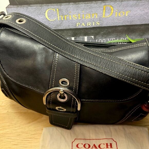 COACH F10192 Vintage SoHo Leather Handbag & Matching SoHo Wallet EUC!! - Picture 7 of 14